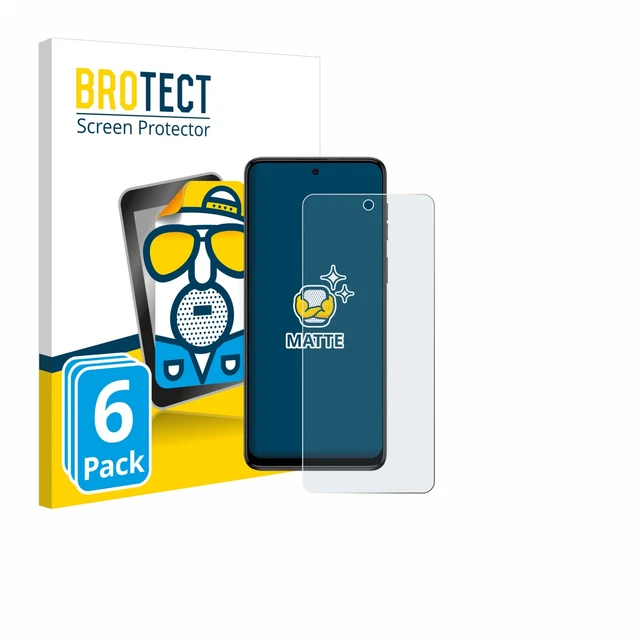 6x Antiriflesso Pellicola Protettiva Opaca per Motorola Moto G54 Protezione