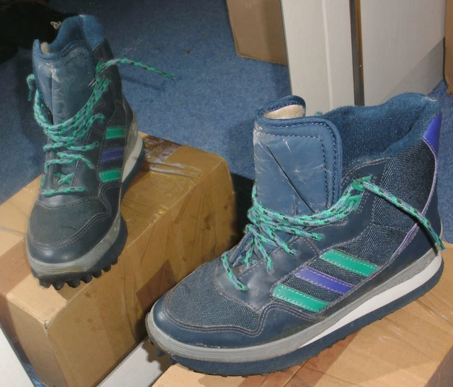 nuova scarpa singola sinistra bambini stivali invernali Adidas Alaska II da collezione taglia 35