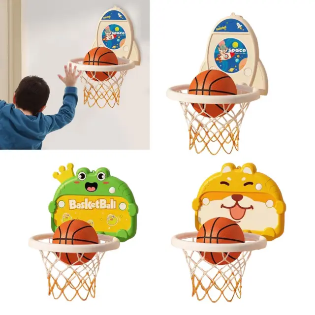 Mini Basketball Hoop Set with Basketball, Practice Hand Eye Coordination Hanging