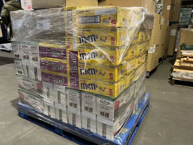 Joblot Wholesale Pallet of Chocolate M&M’s And Galaxy Counters (in date)