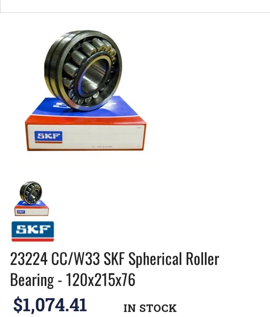 23224 Cck W33 Spherical Skf