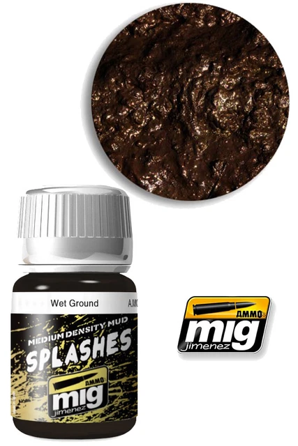SPLASHES & MEDIUM Density Mud Texture Wet au Sol 1755 Ammo By Mig ...