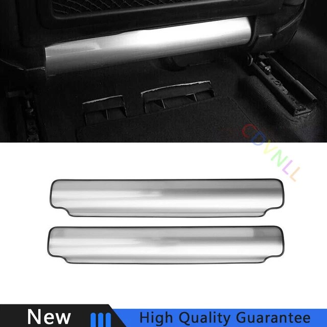 Fit For Audi Q5 2018-2021 Silver Titanium Rear Air Outlet Protection Panel Cover