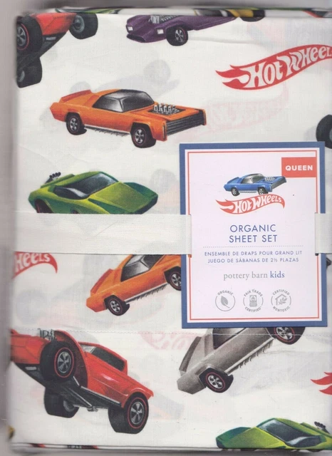 Pottery barn online hot wheels sheets