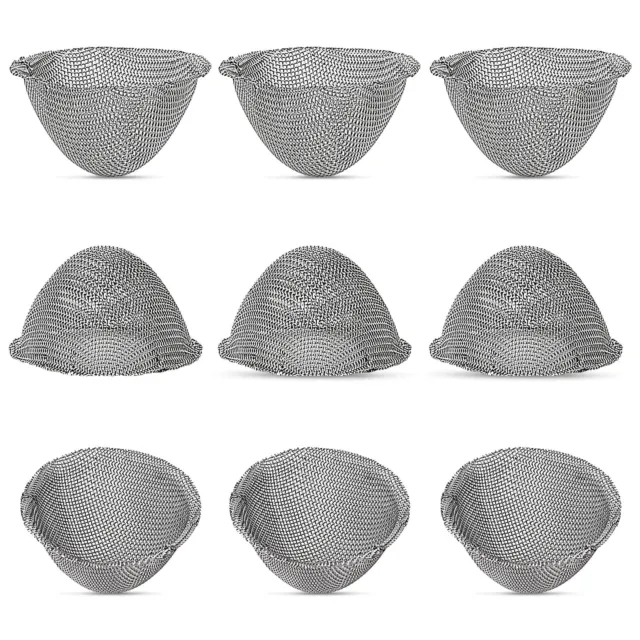 30pcs 3/4 Inch Stainless Steel Screen,Conical Design Premium Metal Filters