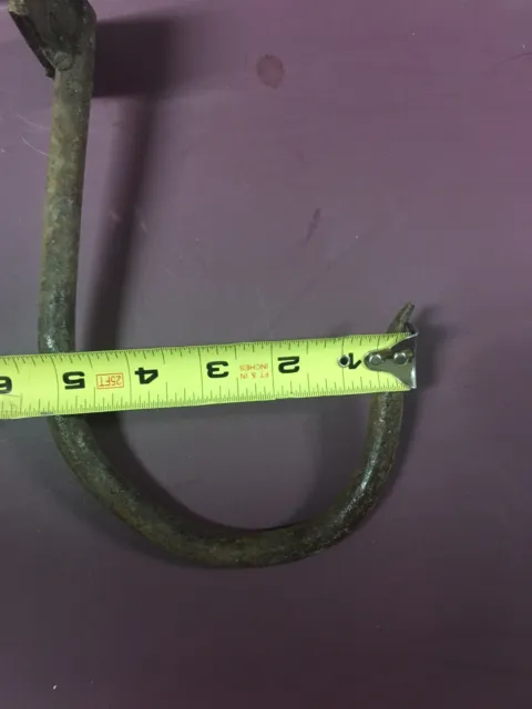 antique Large cast iron hook