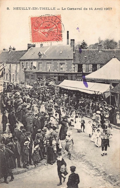 CPA Dept 60 Oise - Neuilly en Thelle le Carnaval du 14 April 1907