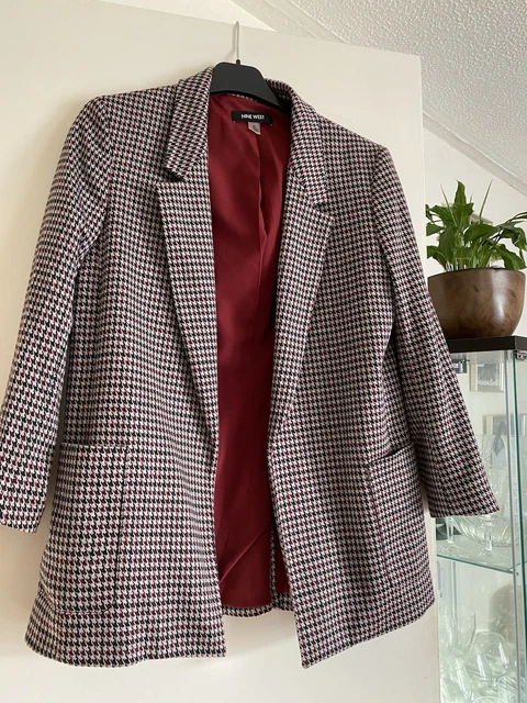 NINE WEST TWEED Topper Jacket. Uk Size 8 Us Size 4 Colour Black Multi 26.00 PicClick UK