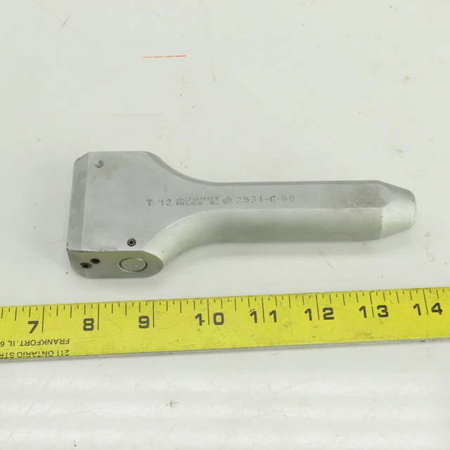 Schmidt 2531-C-B8 Machine Style Type Holder Manual Stamp 5/16" x 1-1/2"