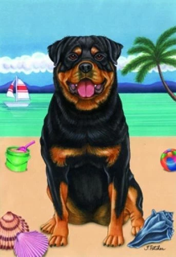 Beach House Flag - Rottweiler 69002