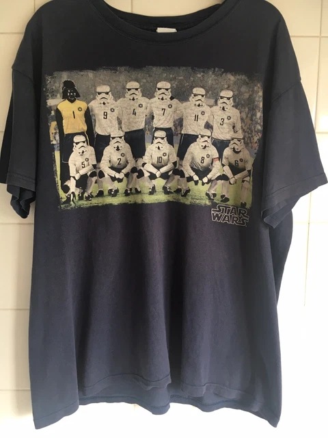 Grande 44-46" picchiato vecchi Star Wars Storm troopers squadra di calcio DANNEGGIATO usato