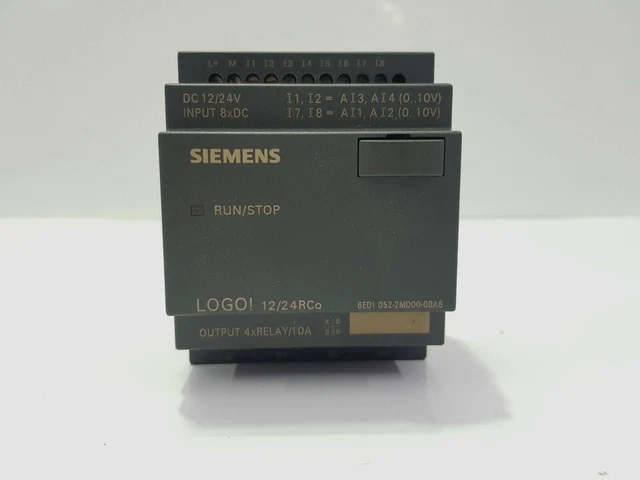 SIEMENS 6ED1 052-2MD00-0BA6 Logic Module Logo! 12/24Rco $190.78 ...
