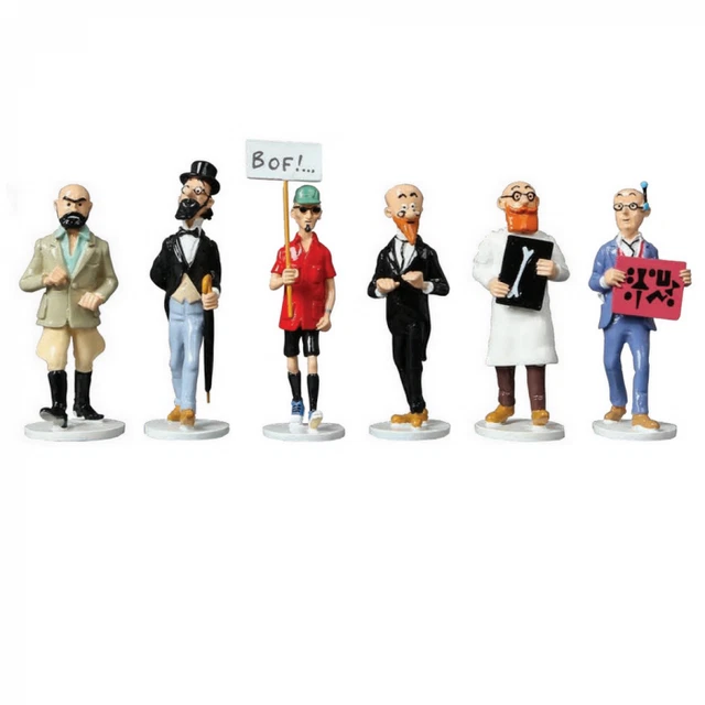 Tintin - Ensemble de 13 figurines autour de Tintin