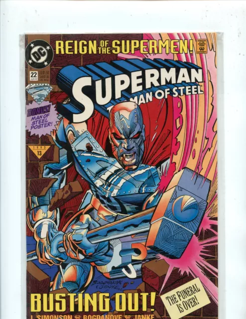 Superman: The Man of Steel Issue #22 (June 1993, DC Comics)