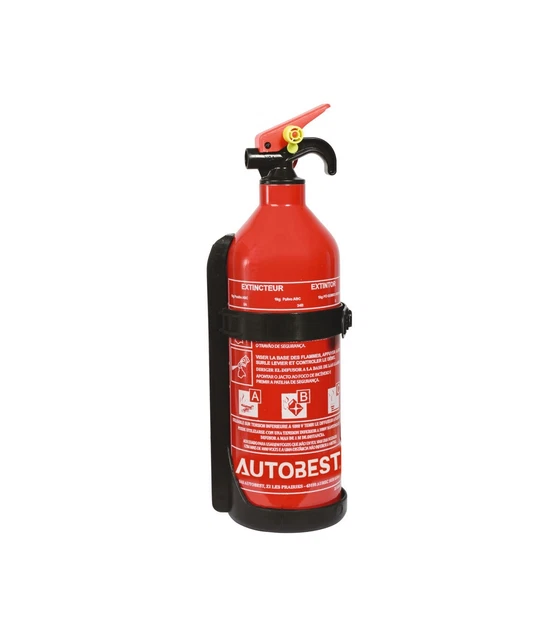 Extincteur 1Kg, Classe Abc, Sans Manometre - Autobest