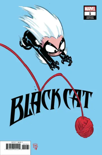 Black Cat #1 | Marvel Comics 2019 | Skottie Young Variant