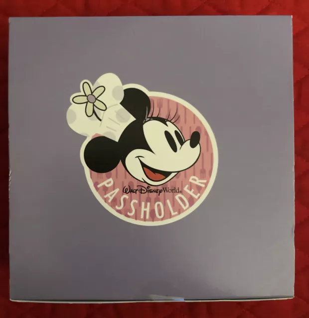 Disney Chef Minnie Wood Coasters Set Annual Passholder 2019 EPCOT Food & Wine