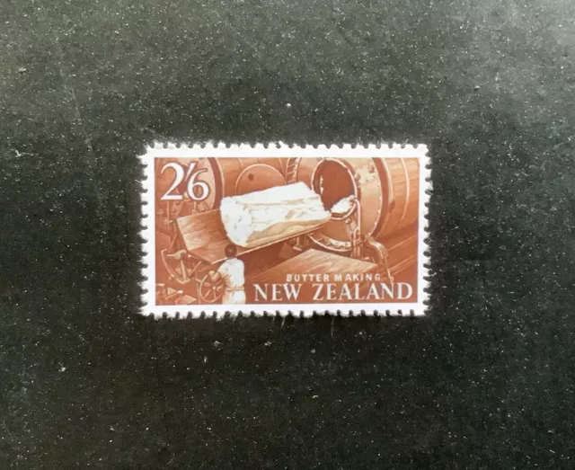 New Zealand. 1960. 2/6 Butter Flaw. Yellow Omitted.