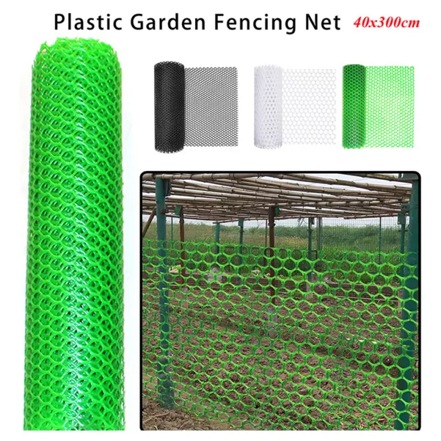 Home Plastic Chicken Wire Fence Balcony Garden Floral Poultry Fencing Netting