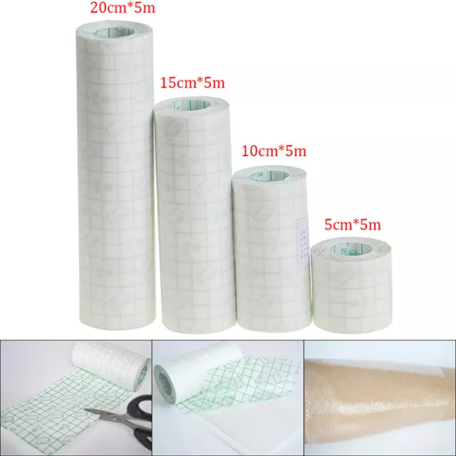 1 rollo de baño de PU impermeable cinta de fijación médica vendaje@