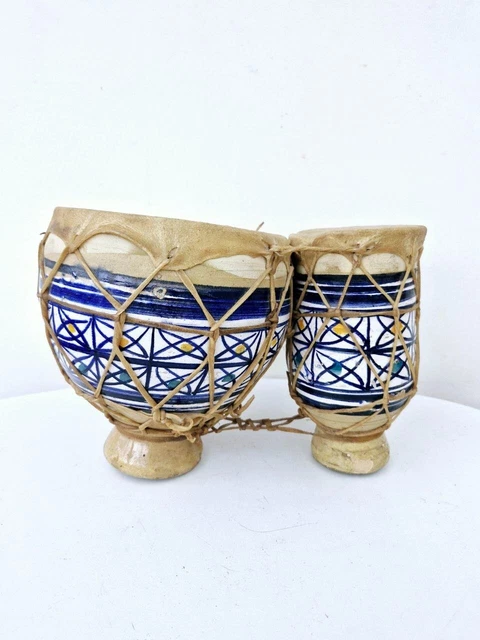 Bol En Céramique Terre Cuite Marocaine De Safi - Diam. 12cm - Décoratif Et Polyvalent - Artisanat Authentique