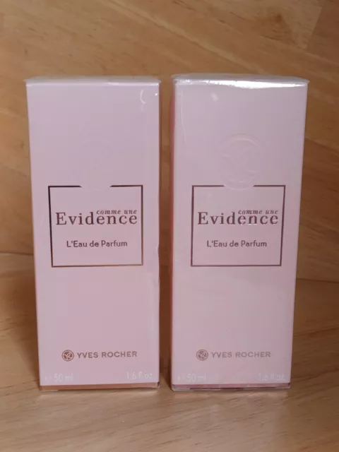 Lot de 2 - Eau de parfum COMME UNE EVIDENCE - 50ml SOUS BLISTER - Yves Rocher