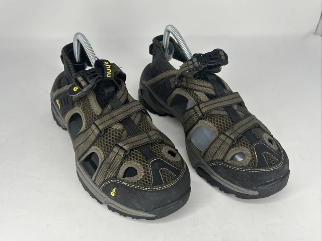 AHNU HIKING TRAIL Water Sandals Mens 11 Brown Black Closed Toe Sport 1111 COBL 39.99 PicClick