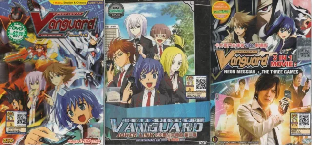 Cardfight !! Vanguard (Season 1-3 + Movie + Live Action Movie) 9 DVD English Sub