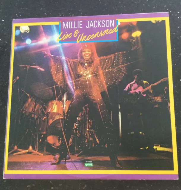 Millie Jackson Live And Uncensored Double VINYL LP Gatefold Sleeve 1979