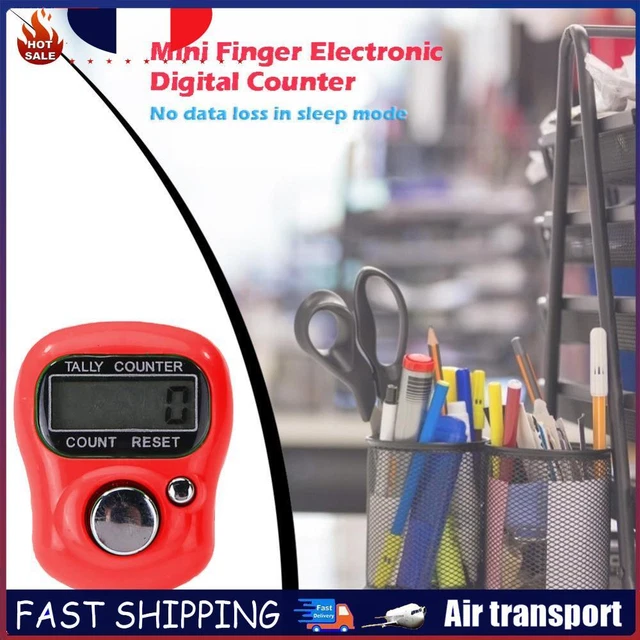 Compteur Digital LCD - Pour Tricot, Prière, Sport, Compact Et Réinitialisable