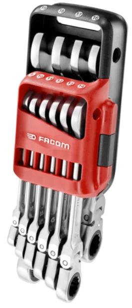 Clé mixte Facom SL.161 Cliquet réversible 1/2 (12.5 mm) 262 mm