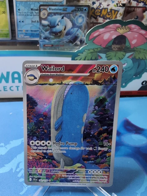 WAILORD - 162/159 - Pokemon Journey Together Illustration Rare NM $25.48 -  PicClick CA