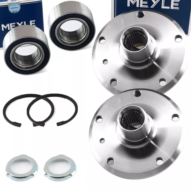 2x MEYLE Radnabe 2x MEYLE Radlagersatz Hinterachse für BMW 3er + Touring E36 E46