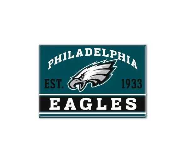 Philadelphia Eagles Foto Magnet mit Logo,NFL Football,Team Gründungsjahr