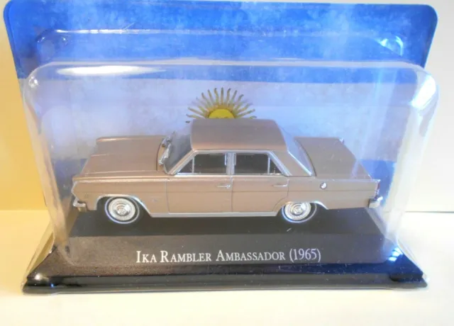 Die Cast Ika Rambler Ambassador (1965) -autos Inolvidables 1/43 Scat G