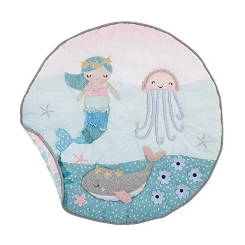 Sugar Reef Mermaid 4 Piece Nursery Crib Bedding Set