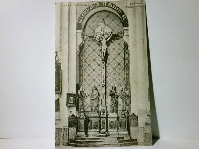 Arras. Frankreich. La Cathedrale. Alte Ansichtskarte s/w, ungel. um 1915 ?. Le c