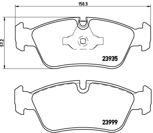 BREMBO BREMSSCHEIBE BELÜFTET Ø292 + BREMSBELÄGE VORNE BMW 1-ER E81 E87 120d 120i 3