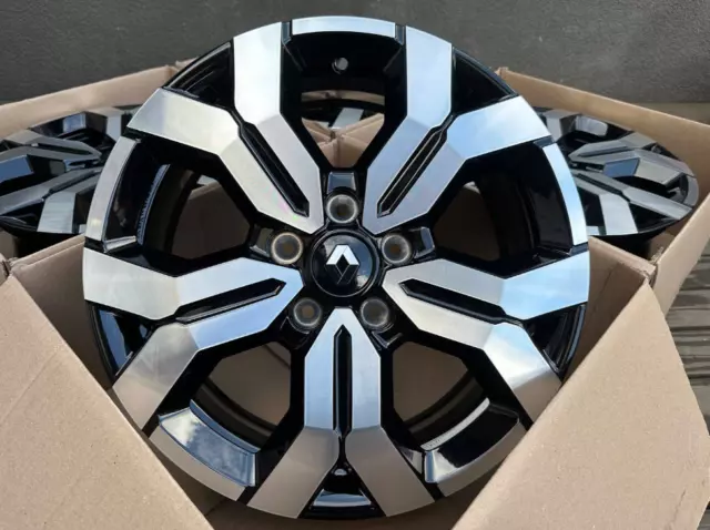 4 JANTES EN ALU 6.5" 17" 5x114.3 POUR DUSTER CAPTUR TRAFIC MEGANE X-TRAIL VIVARO