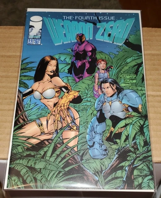 Weapon Zero #T-1, T-2, T-4, & #0 (Image Comics/Top Cow 1995)