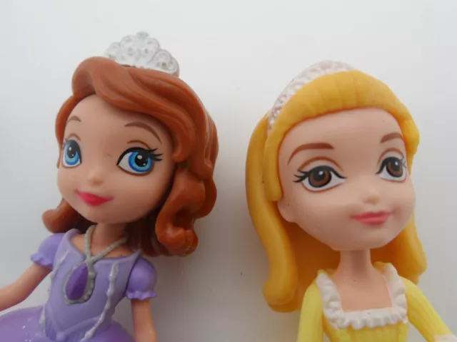 Disney Princess 3" doll Sofia the First + Amber Party bag toy Cake topper Sophia 2