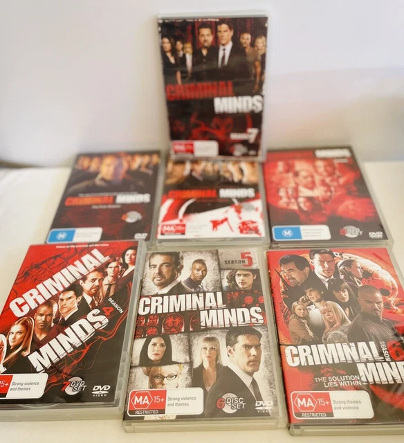Criminal Minds DVD Seasons 1 - 7 DVD Set  41 discs total Region 4 Crime Thriller