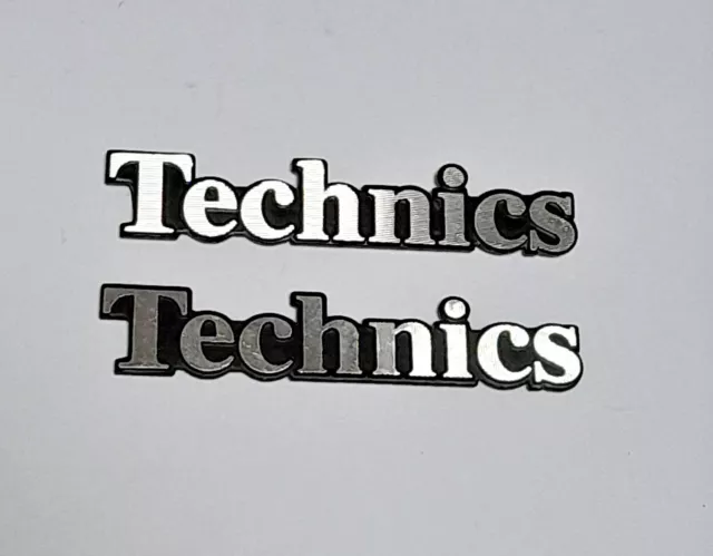 2 Pack - Technics Sticker Car Audio Speaker Emblem Badge Decal uk stock 