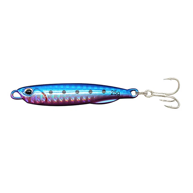 Comcapy 3 pièces/Ensemble métal coulé Jig cuillère Japen 10/15/20/30/40/50g Rivage coulée gabarits Poisson Bar de mer leurre de pêche appâts artificiels attirail (Color : 1, Size : 20g