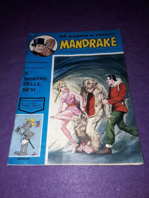 Mandrake Albi Del Vascello N 54   - Anno 1973 -  Lee Falk  Phil Davis