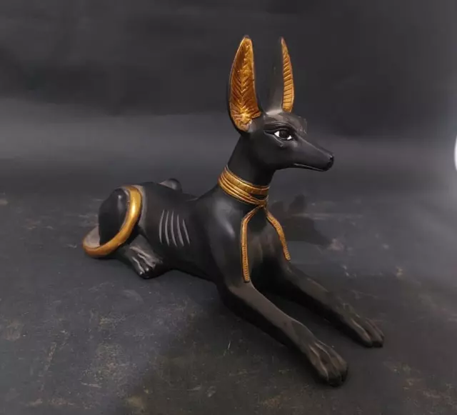 Ancient Antiques Egyptian Anubis Seated God Of The Underworld Egyptian Rare BC