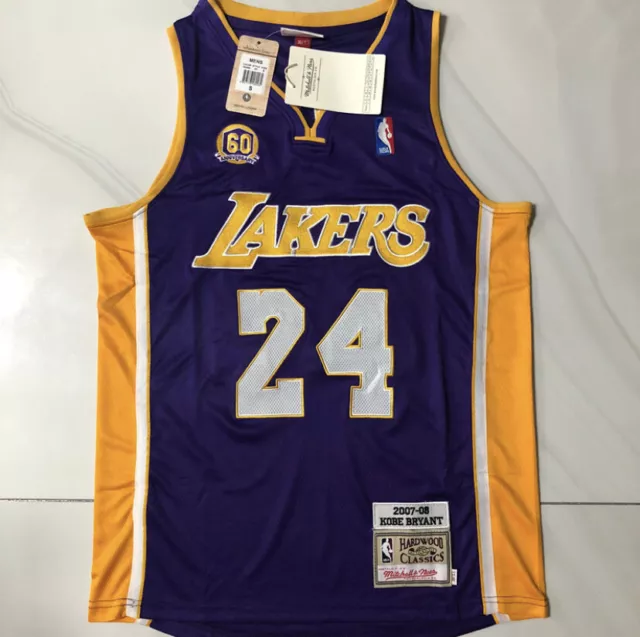 Mens Kobe Bryant #24 Lakers Hardwood Classics Purple Gold Split Los Angeles  Lakers Jerseys 116570-336, Kobe Bryant Lakers Jersey, Mamba Jersey