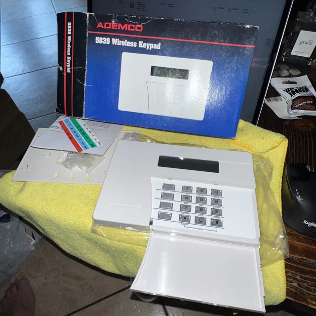 Nuevo Genuino Ademco 5839 Teclado Inalámbrico Nuevo En Caja