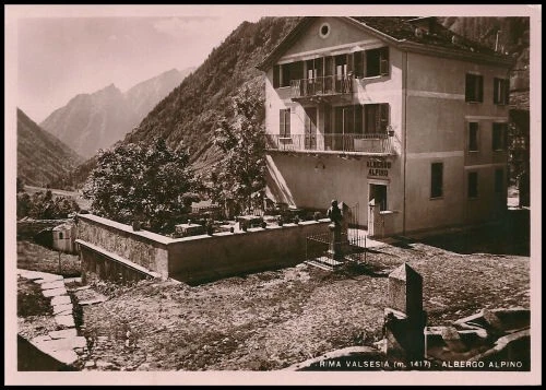Valsesia - Rima - Albergo Alpino - fg vg