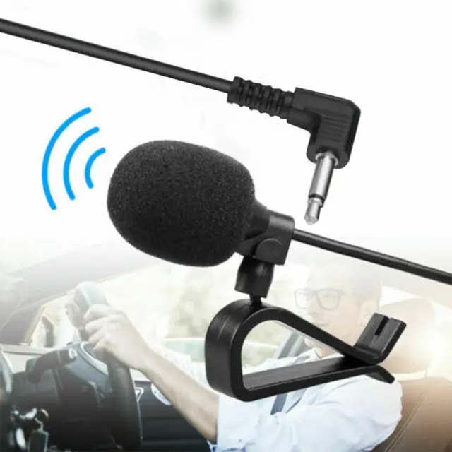Schwarz 3,5 Mm Mikrofonauto -Radio -Stereo -Bluetooth Aktiviertes V1 O0Z8
